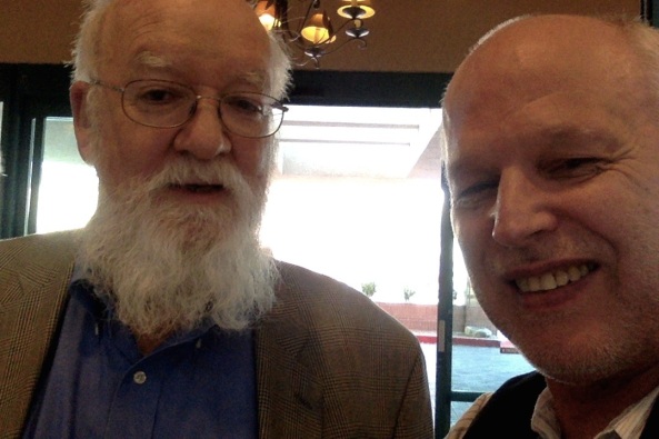 Daniel Dennett, Börje Peratt, conference Toward a Science of Consciousness, Tucson 2014